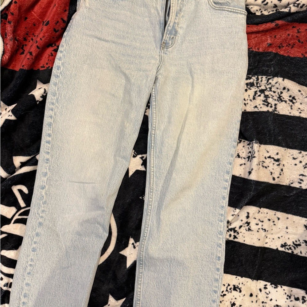 Abercrombie & Fitch Light Blue Straight Leg Jeans